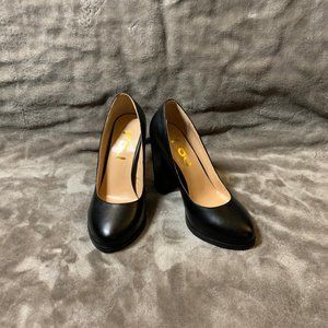 Basic Pumps Office Shoes Round Toe Chunky Heels